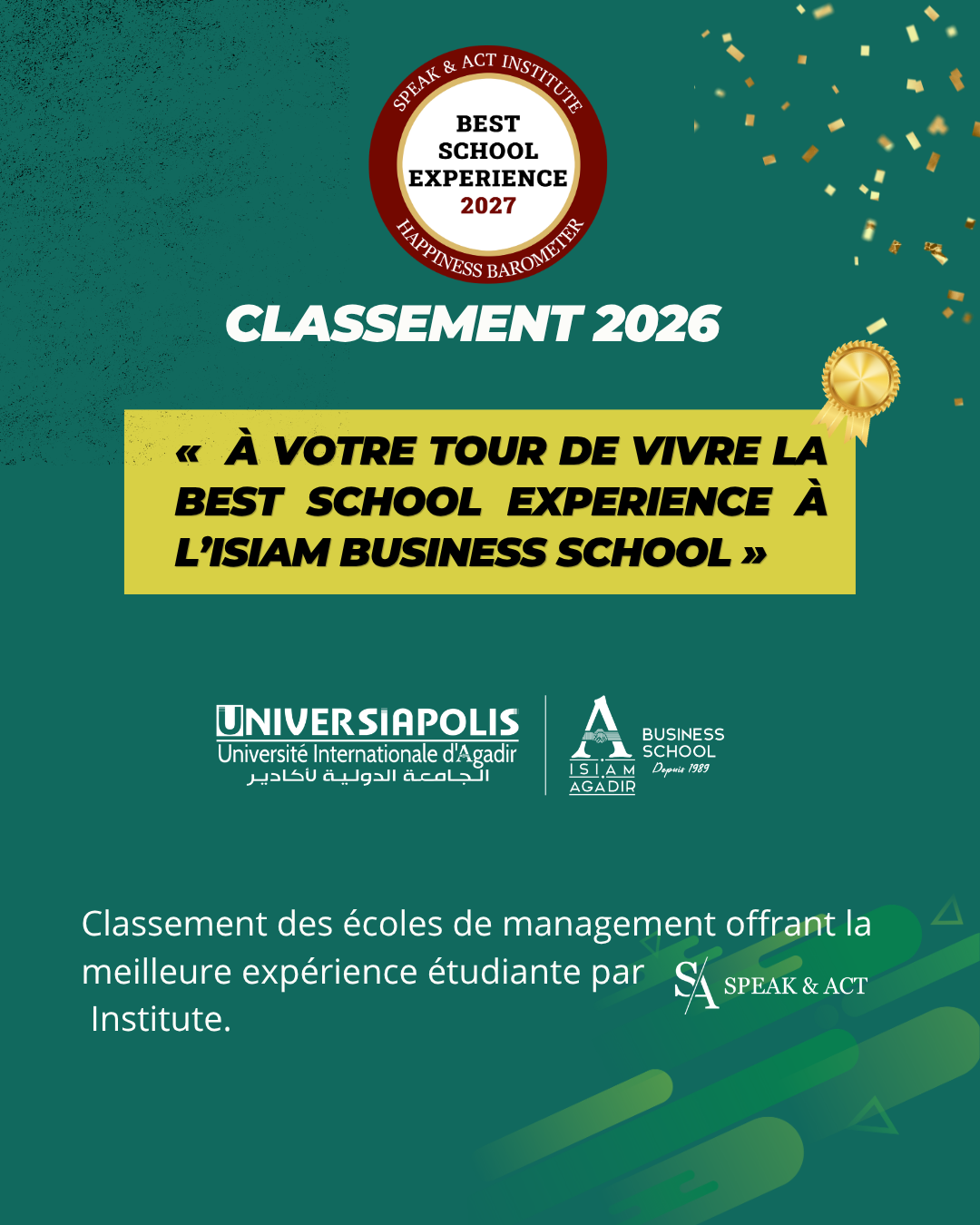 Best School Expérience